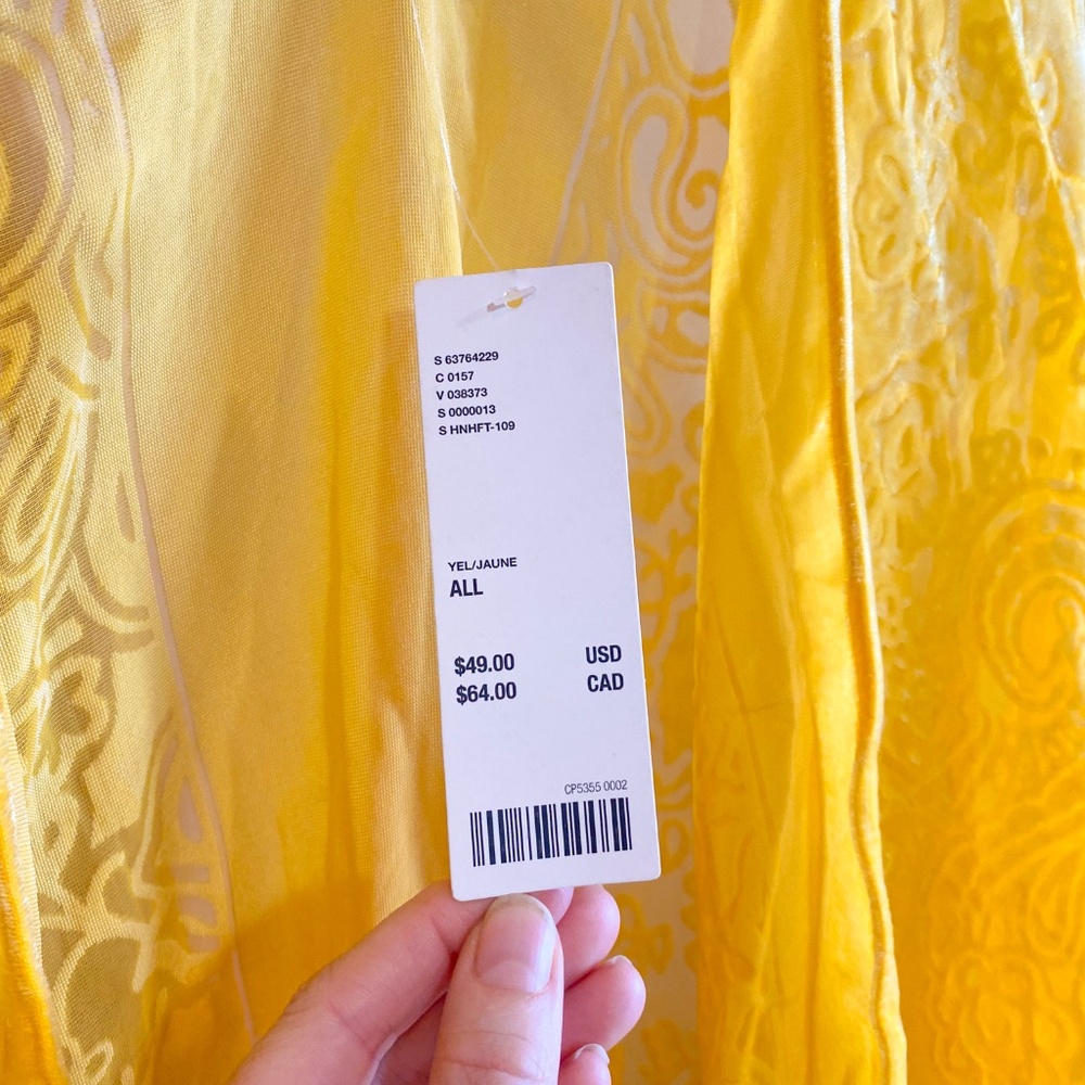 Urban Outfitters Golden Yellow Kimono (New With Tags) - Picture 4 of 7